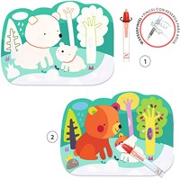 Djeco LES PETITS CADEAUX DES PETITS - COLORIAGE Caché dans les bois