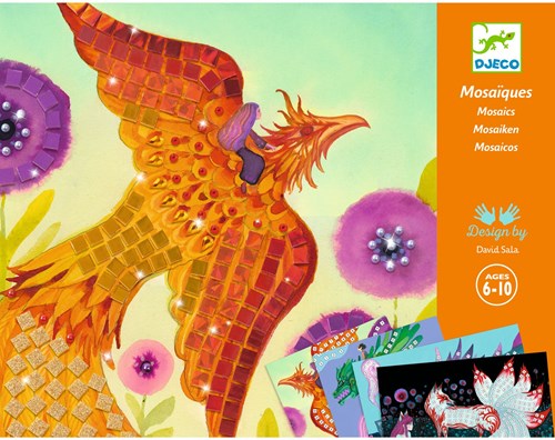 Djeco LES PLUS GRANDS - COLLAGES Créatures légendaires - FSC MIX