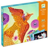 Djeco LES PLUS GRANDS - COLLAGES Créatures légendaires - FSC MIX