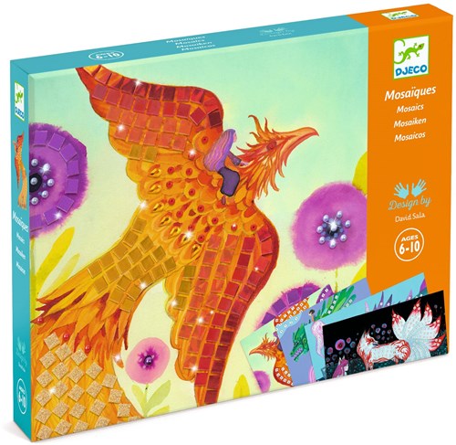 Djeco LES PLUS GRANDS - COLLAGES Créatures légendaires - FSC MIX