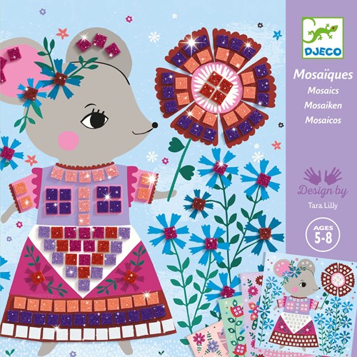 Djeco LES PLUS GRANDS - COLLAGES Lovely pets - FSC MIX