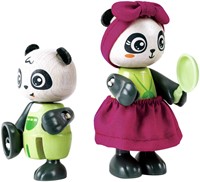Maison en bambou des pandas Hape-3