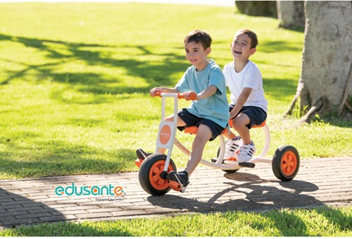 Eduplay taxi véhicule éducatif pour enfants - orange blanc-3