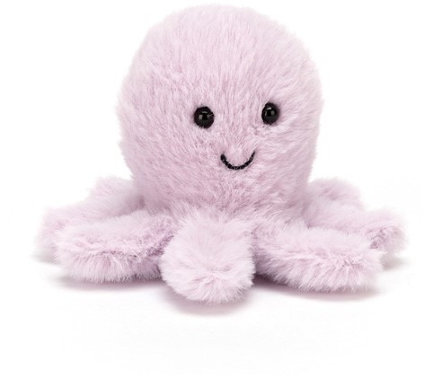 Jellycat knuffel Fluffy Octopus 7cm