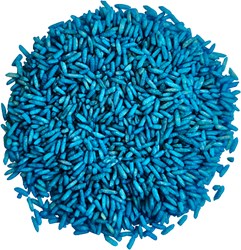 Grennn speelrijst blauw - sensorisch speelgoed 300 gram