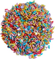 Grennn speelrijst sensorisch speelgoed candy mix 750 gram