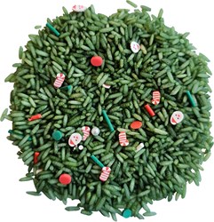 Grennn speelrijst kerstmis sensorisch speelgoed 750 gram