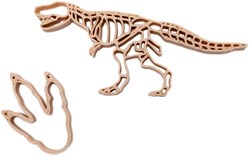 Grennn dino en poot uitsteker - Speelgoed uitsteekvormpjes dinosaurus