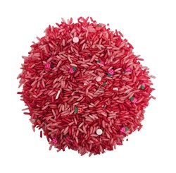 Grennn speelrijst aardbei mix - sensorisch speelgoed 750 gram