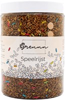Grennn speelrijst sint en Grennn mix 250 gram - sensorisch speelgoed-2