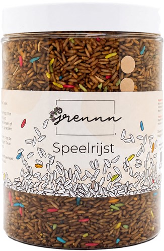 Grennn speelrijst sint en Grennn mix 250 gram - sensorisch speelgoed-2