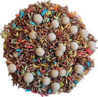 Grennn speelrijst sint en Grennn mix 250 gram - sensorisch speelgoed