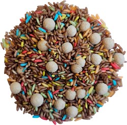 Grennn speelrijst sint en Grennn mix 250 gram - sensorisch speelgoed