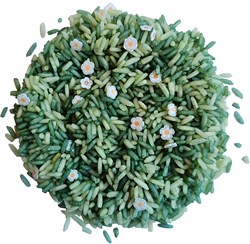 Grennn speelrijst sensorisch speelgoed white flower mix 750 gram