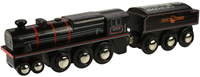 BigJigs houten stoomlocomotief trein - Black 5 - speelgoedtrein-2