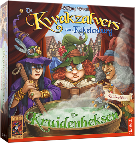 999 Games De Kwakzalvers van Kakelenburg: De Kruidenheksen - Bordspel - 10+