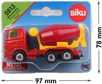 Siku cementmixer speelgoedauto - realistisch bouwvoertuig-2