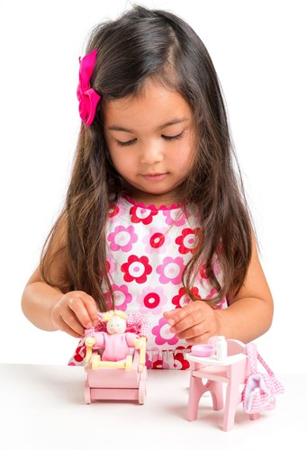 Le Toy Van poppenhuis babykamer set - houten speelgoed FSC 100%-3