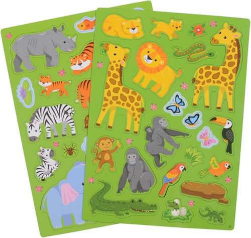 Tiger Tribe set de jeu magnétique aventure dans la jungle pour enfants-2