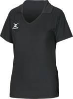 Gilbert maillot de netball filles vêtements de sport 11-12 ans noir-3