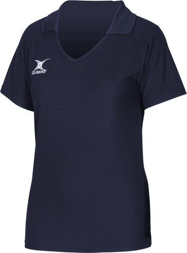 Gilbert Maillot de netball Blaze vêtements de sport filles 5-6 ans bleu marine-3