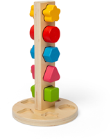 BigJigs houten bouwspeelgoed moeren en bouten toren Montessori-3