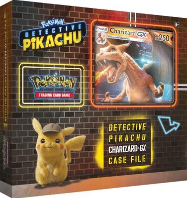 POK TCG Detective Pikachu GX Box Charizard
