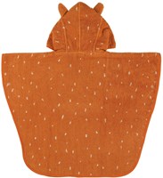Trixie poncho cape de bain enfant coton bio Mr. Fox orange-2