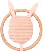 Trixie hochet bébé rose Mrs. Rabbit - jouet d'éveil sensoriel-2