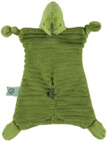 Trixie knuffeldoekje baby Mr. Dino - comforter groen katoen-2