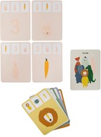 Trixie jeu de cartes quartett animaux - jeu éducatif pour enfants-2