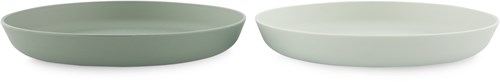 Trixie assiette petit-déjeuner PLA 2-pack - vaisselle enfant durable Olive-2