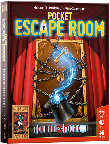 999 Games Pocket Escape Room: Achter het Gordijn - Breinbreker - 12+