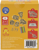 Tiger Tribe creatieve knutselset bagtags voor kinderen-2
