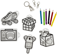 Tiger Tribe creatieve knutselset bagtags voor kinderen-3