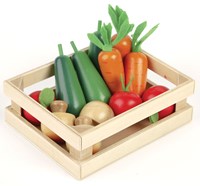 Tidlo ensemble de légumes d'hiver en bois - jeu éducatif d'imitation-2