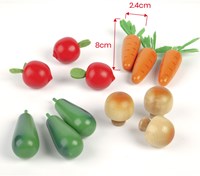 Tidlo ensemble de légumes d'hiver en bois - jeu éducatif d'imitation-3