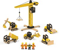 Tidlo Houten Road Roller - Bouwplaats Speelgoed - Wals-2