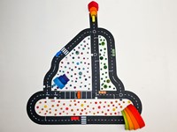 Waytoplay flexibele autobaan King of the Road - 40 delen + 2 auto's - binnen en buiten spelen-3