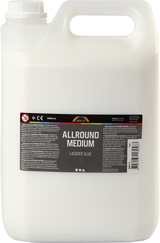 A-Color allround medium knutselverf en lijm 5000 ml voor creatief plezier