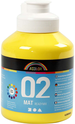 Creativ Company CC Kids Acrylverf Mat Primair Geel 500 ml