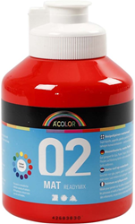 Creativ Company CC Kids Acrylverf Mat Rood 500 ml