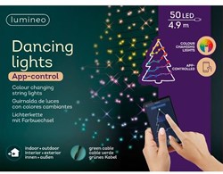 Lumineo kerstverlichting LED app-control 50 lampjes buiten bluetooth