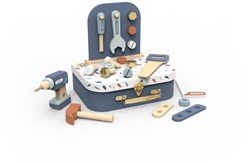 Speedy Monkey houten speelgoed werkbank in koffer - FSC hout - 3 tot 6 jaar
