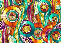Grafika puzzle art abstrait - 500 pièces jouet coloré