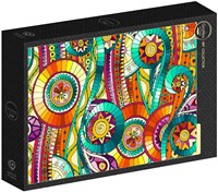 Grafika puzzle art abstrait - 500 pièces jouet coloré-2