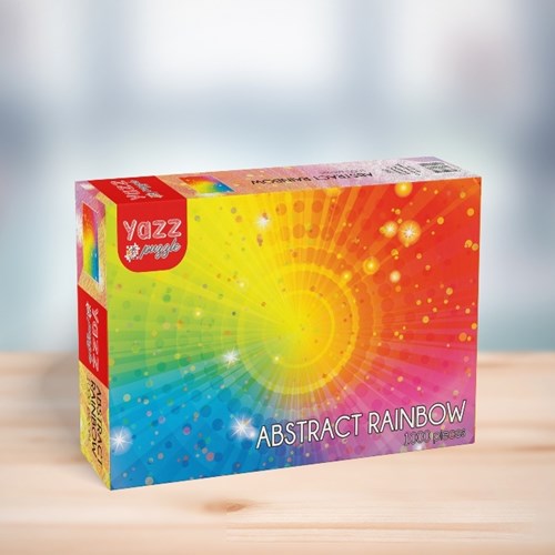 Yazz puzzle Abstract Rainbow - puzzle coloré 1000 pièces-2