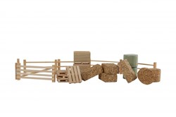 Kids GLOBE accessoireset boerderij 19-delig schaal 1:32 speelgoed