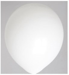 Globos ballons blancs ronds 100 pièces - Kit décoration de fête