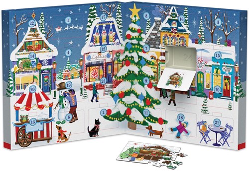 Eurographics Adventskalender - 24 puzzels - 50 stukjes